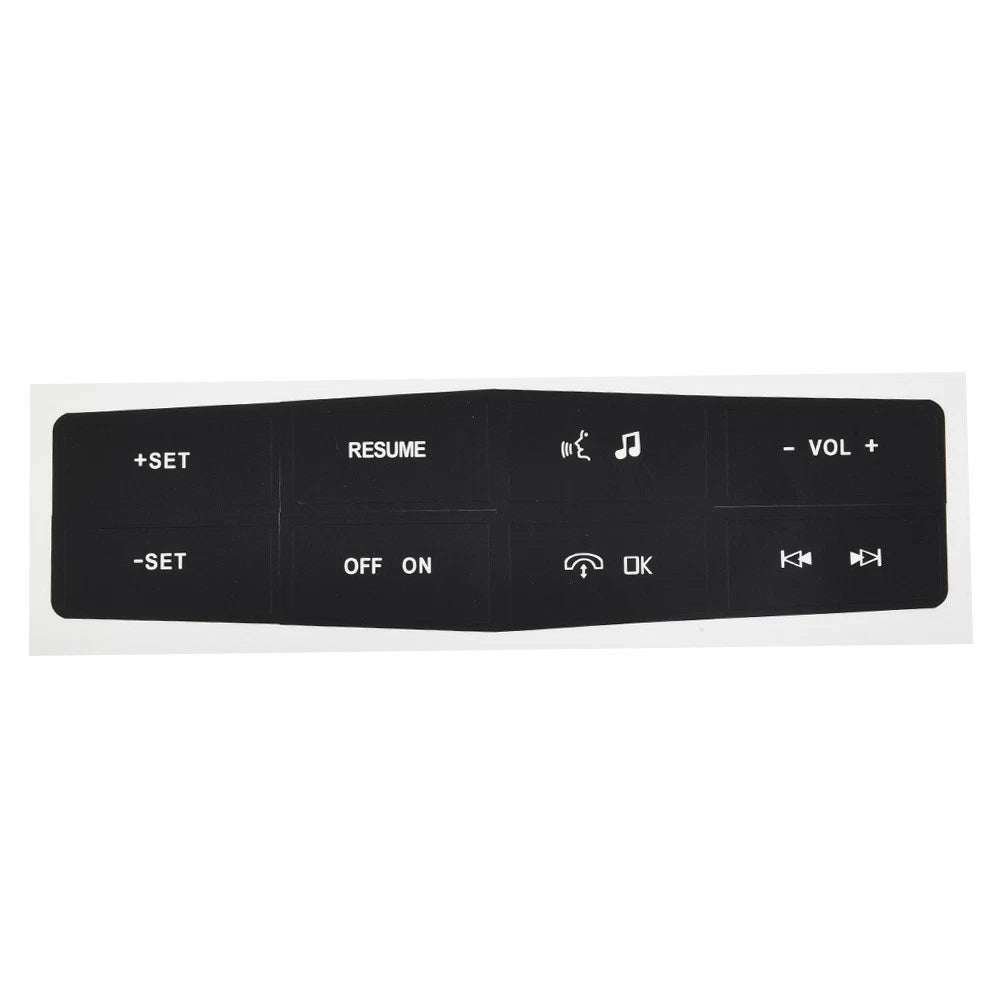 Steering Wheel Control Button Repair Decals for Mustang