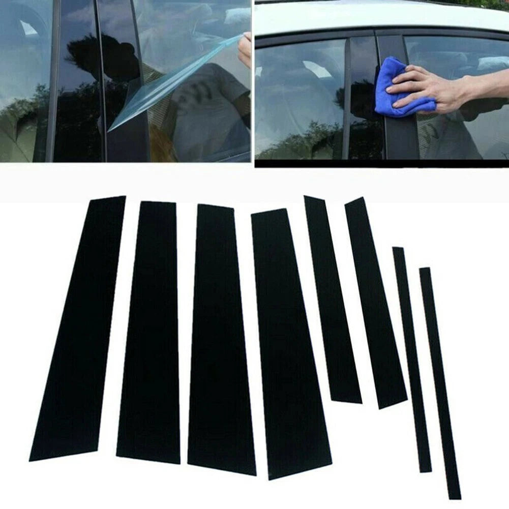 8 Pcs Window Trim Pieces for BMW X5 E70 (2007–2013)