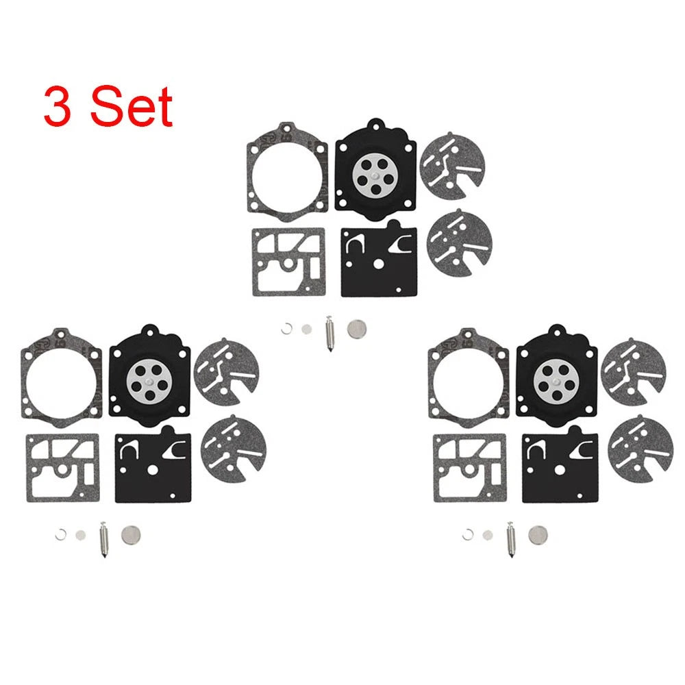 Set of 3 Carburetor Gasket Kit for Walbro K10-HDC HDC-17 HDC-17A HDC-17B