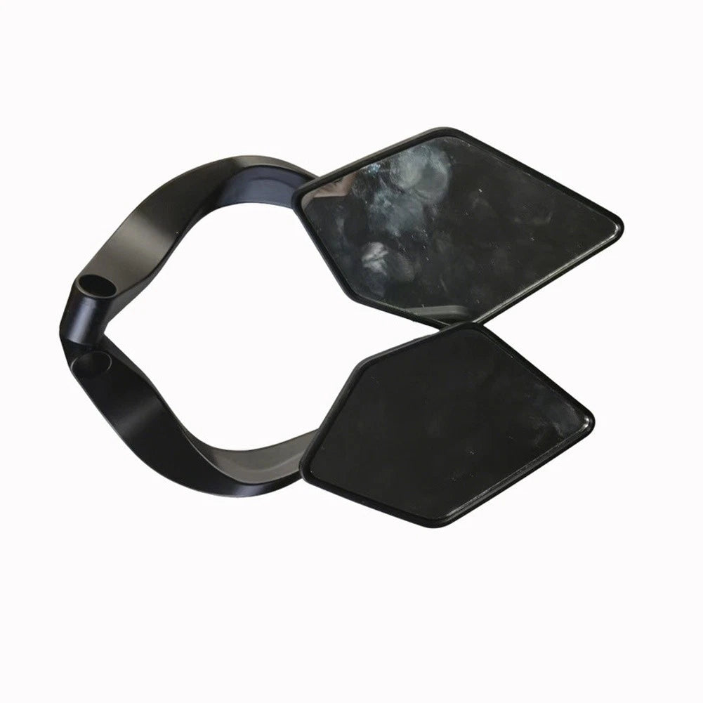Rearview Mirror Pair for Motorcycle (Black ABS Blade)