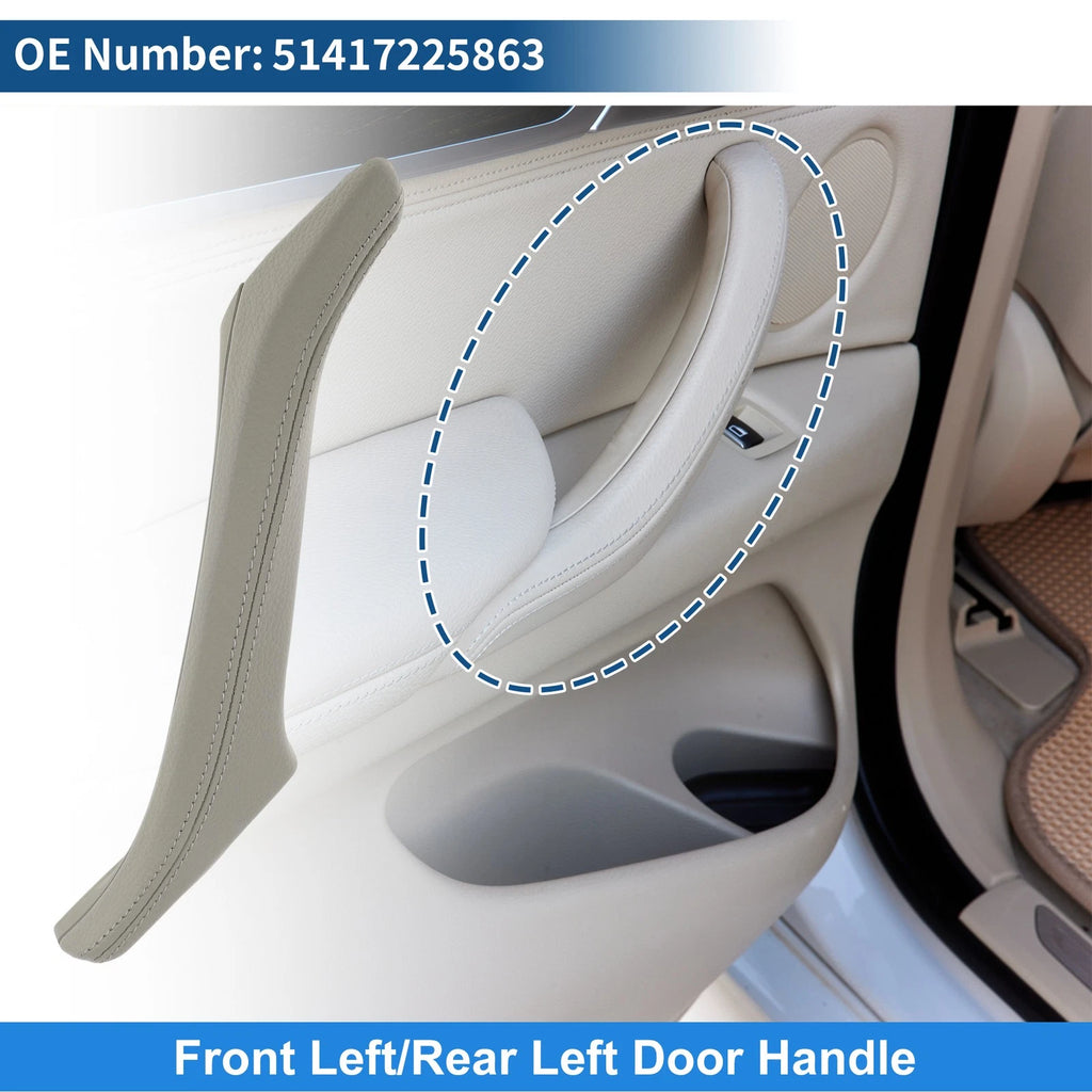 Inner Door Panel Handle Replacement for BMW F10 F11 F18 (2010–2017) Beige