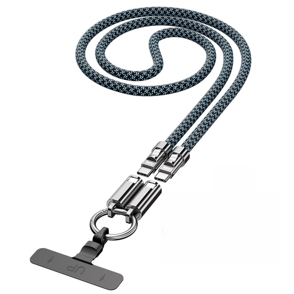 USB-C Fast Charging Wrist Lanyard for Phone (Data Transfer Function)