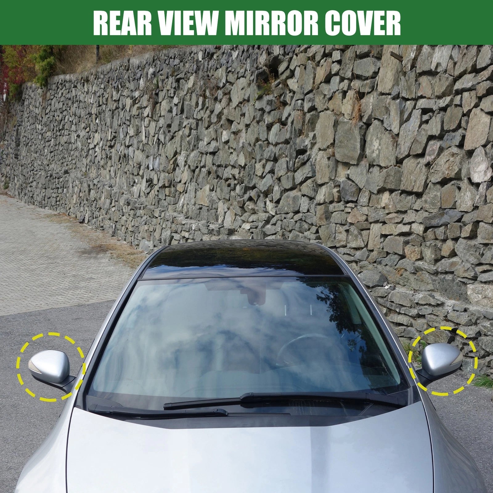 Rearview Mirror Cap Pair Replacement for Hyundai Elantra (2017–2020) Plastic