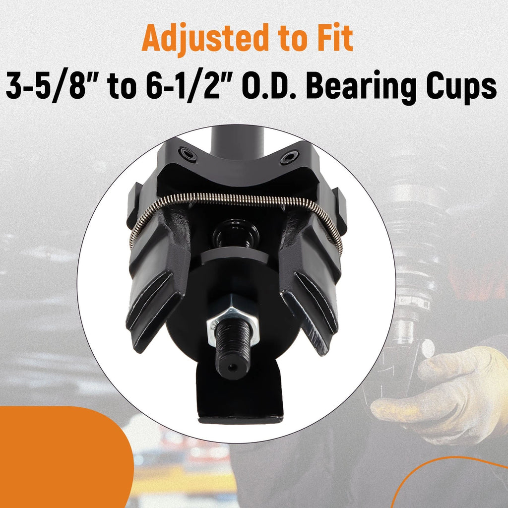 Bearing Cup Remover Installer Kit for Universal (3-5/8"-6-1/2" OD)