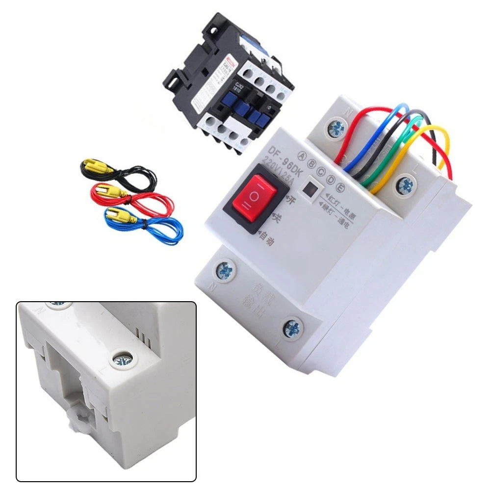 Water Pump Controller 220V 25A with Probe and 18A Contactor for Water Systems