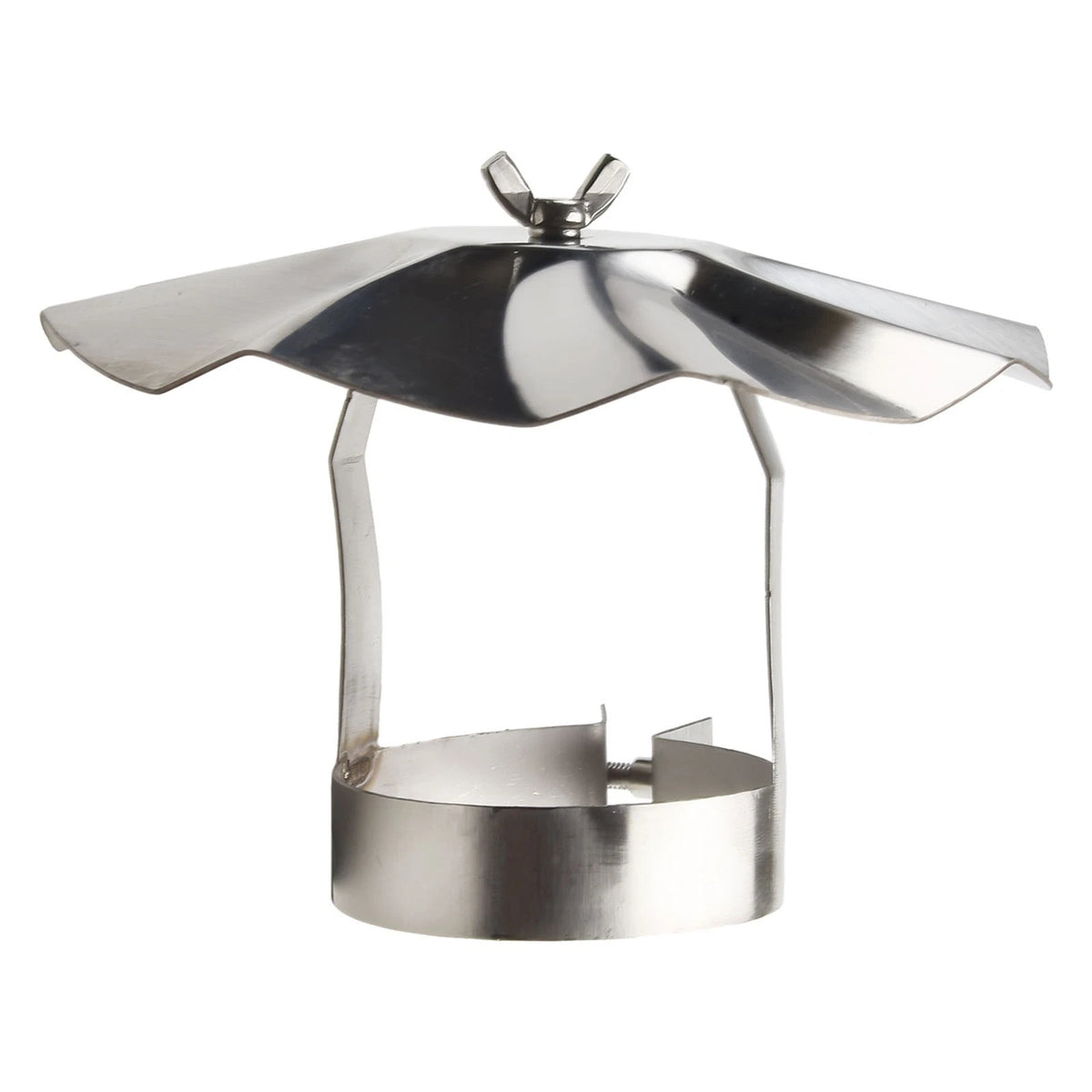Umbrella Hat Stainless Steel Rain Cap for Wood Stove Chimney