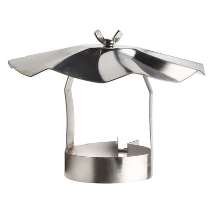 Umbrella Hat Stainless Steel Rain Cap for Wood Stove Chimney
