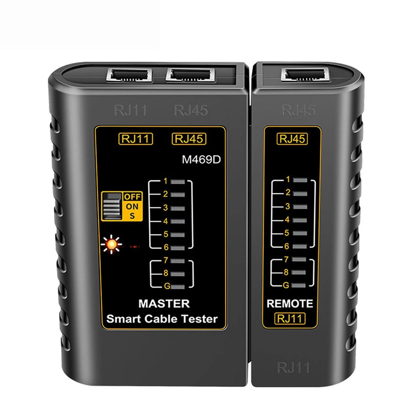 M469D Cable Tester for Network LAN and Telephone Line Diagnosis