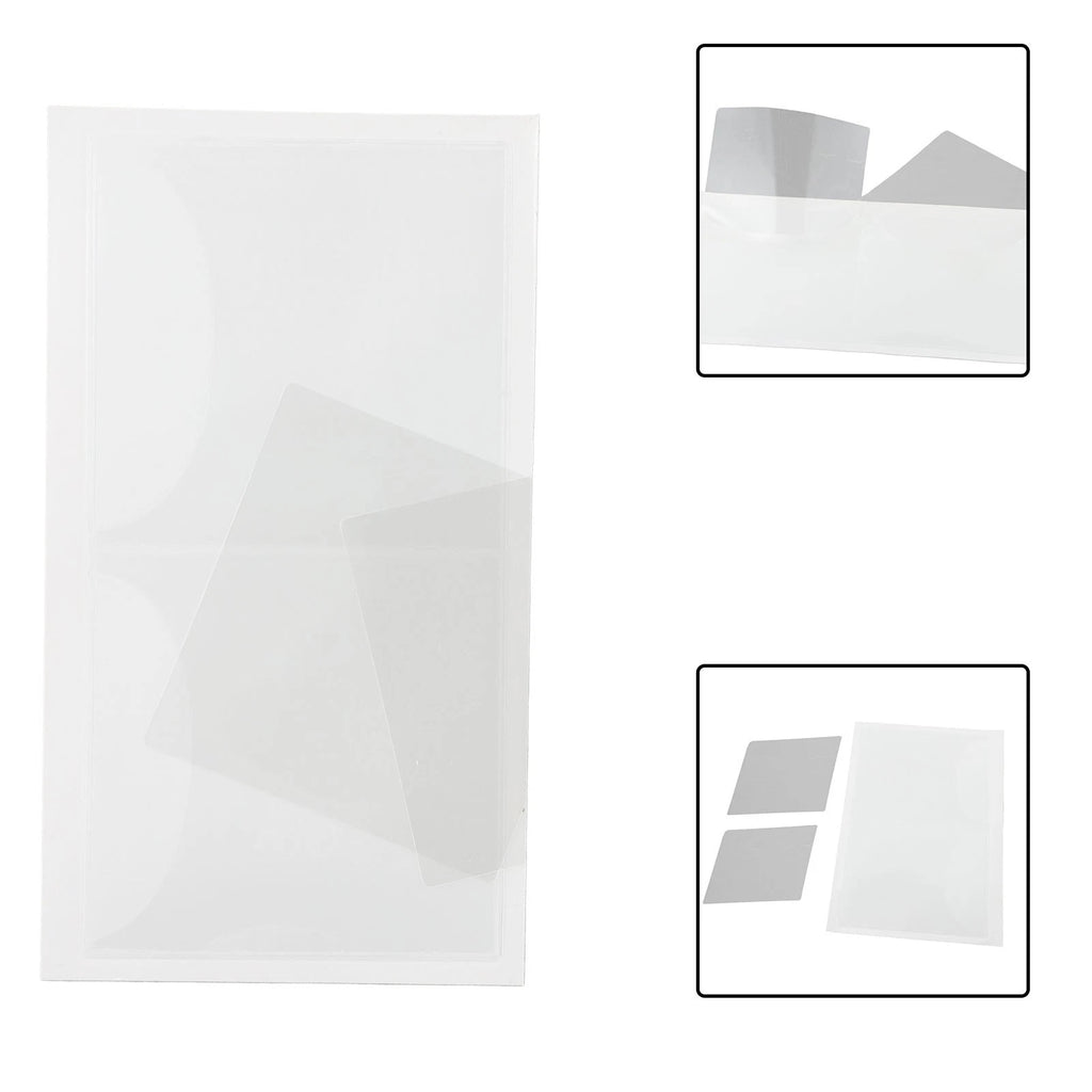 2X Transparent Windscreen Ticket Holder for Parking Permit (90mm x 90mm)