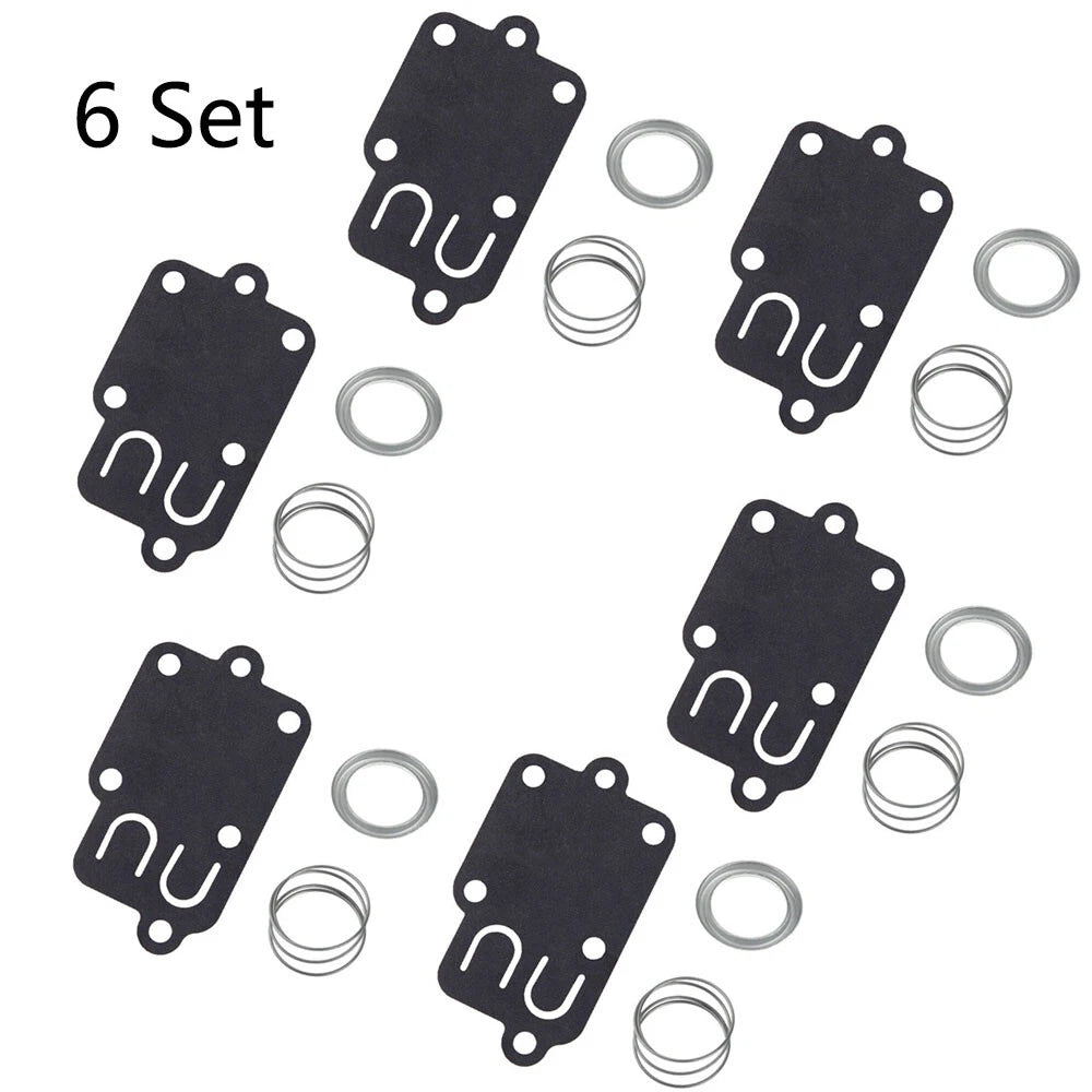 Set of 6 Carburetor Diaphragm Rebuild Kit for B&S (270026, 272538, 272538S, 272637, 5021)