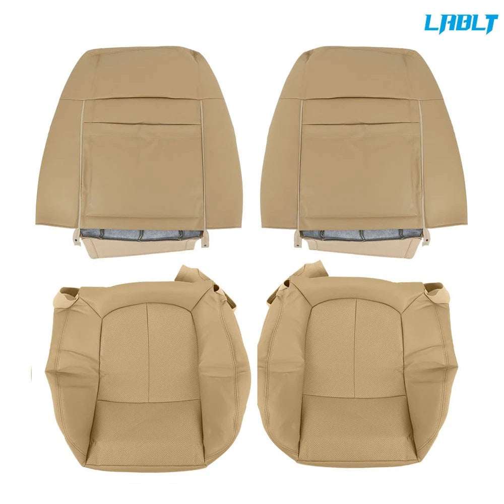 Tan Leather Seat Cover for Ford F-150 (2009–2014) LABLT Perforated