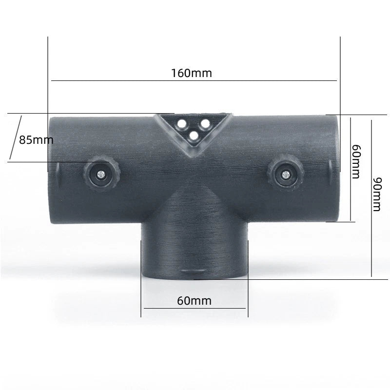 T Piece Air Vent Outlet 60mm with Flow Control Valve for Webasto Heater (2010–2023)