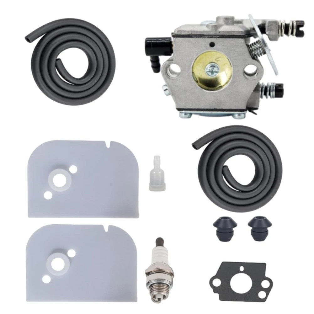 Carburetor Kit 009 010 for Chainsaw (Includes Sparkplug, Air Filter, Fuel Pipe, Gasket)