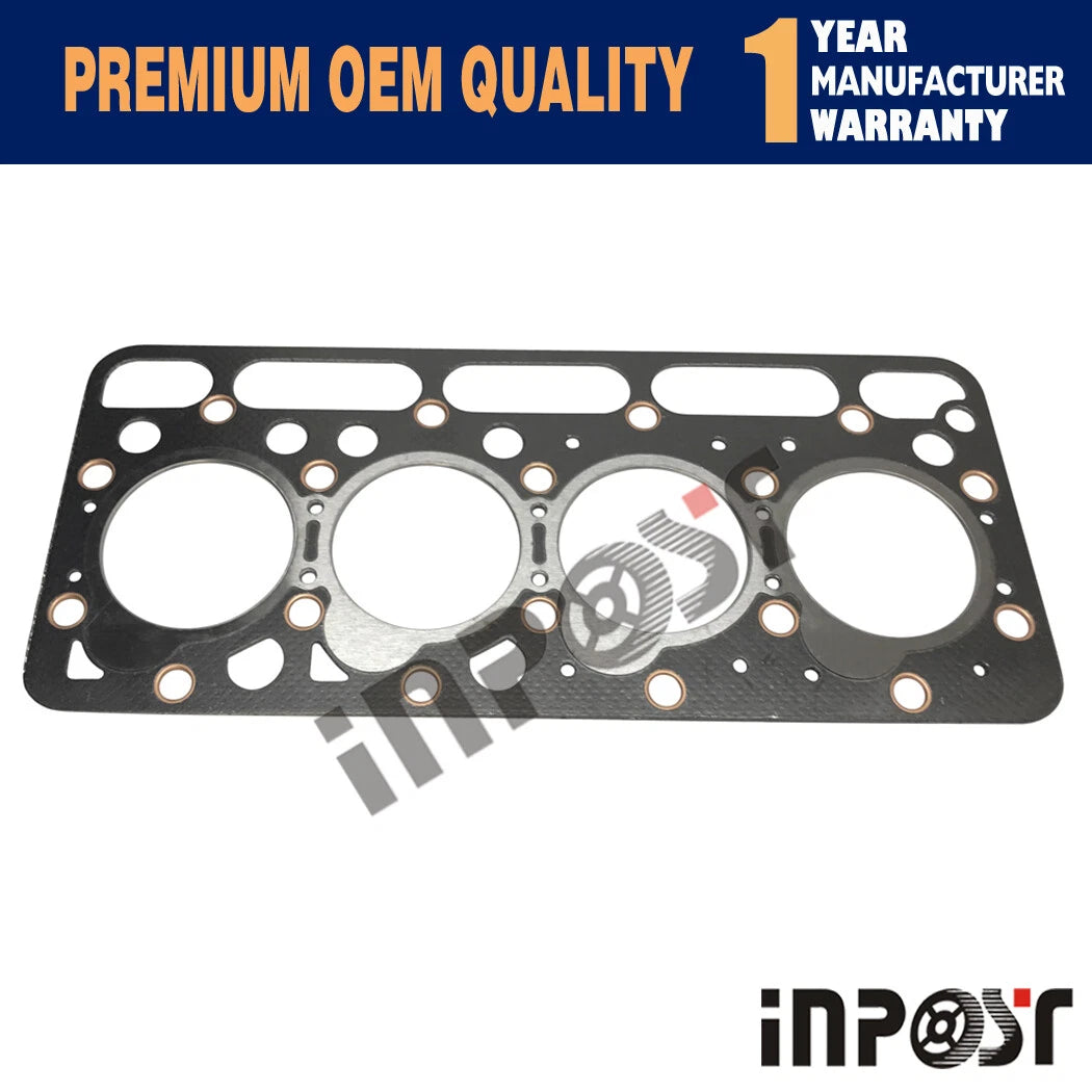 V1512 Cylinder Head Gasket Kit for Kubota Engine (Graphite)