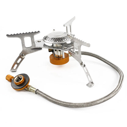 Folding Gas Stove for Outdoor Camping and Backpacking