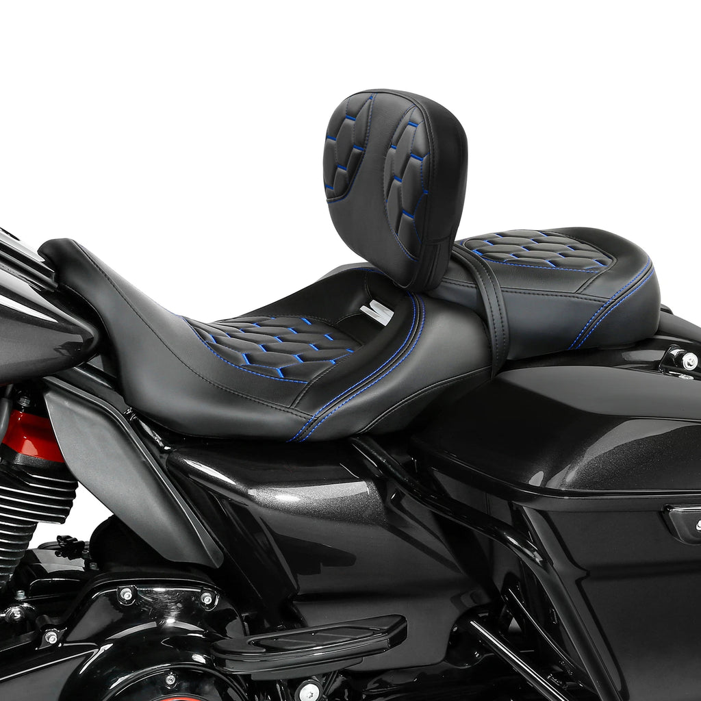 Driver Passenger Seats Backrest for Harley Electra Road Glide King (2009–2023)