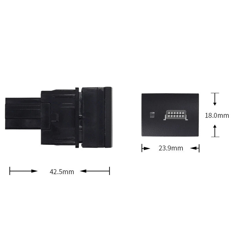 Amber LED Dashboard Switch Button for Mitsubishi Outlander (2022–2024)