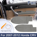Front Door Armrest Cover Pair Synthetic Leather for Honda CR-V (2007–2012)