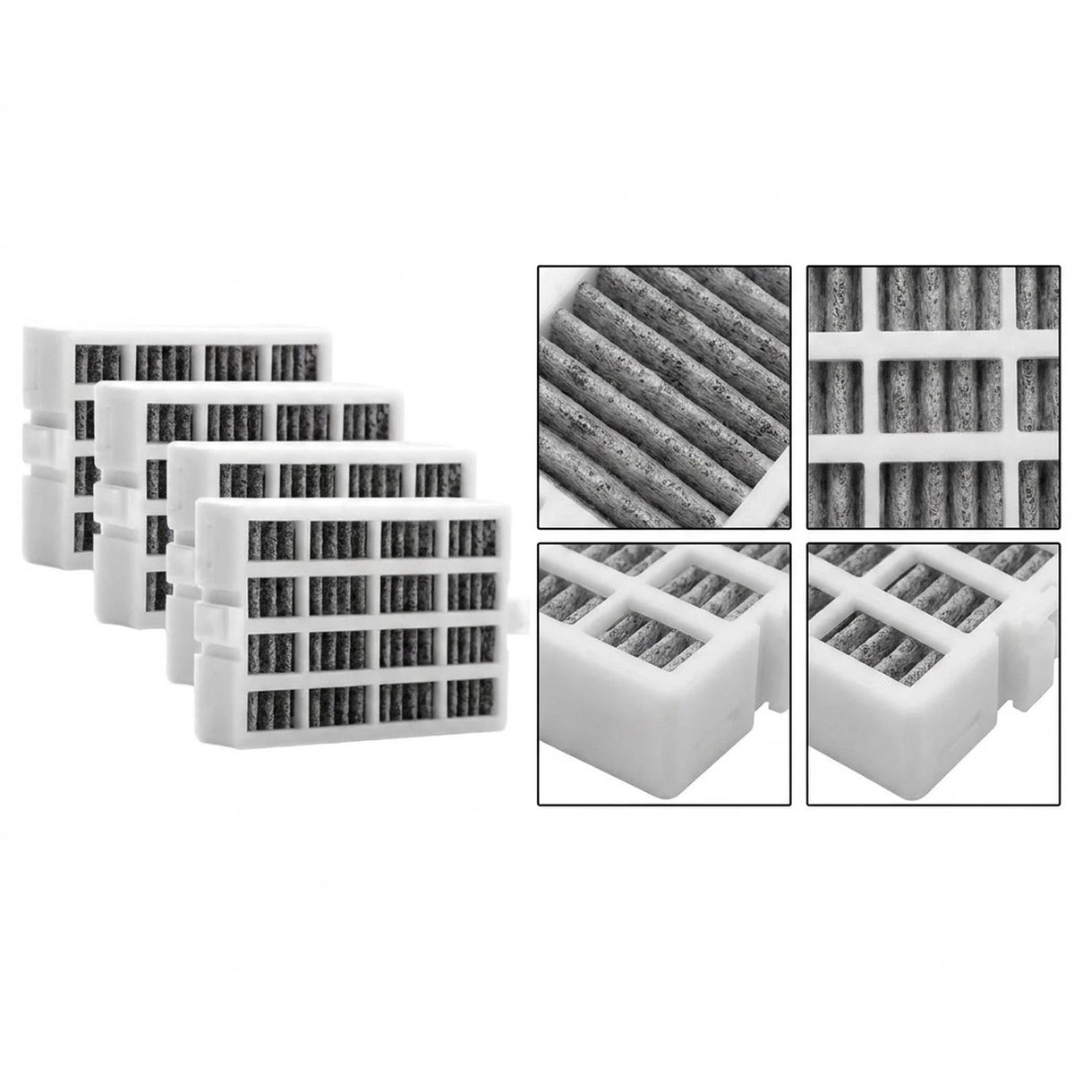 Activated Carbon Air Filter Replacement for W10311524 Refrigerator