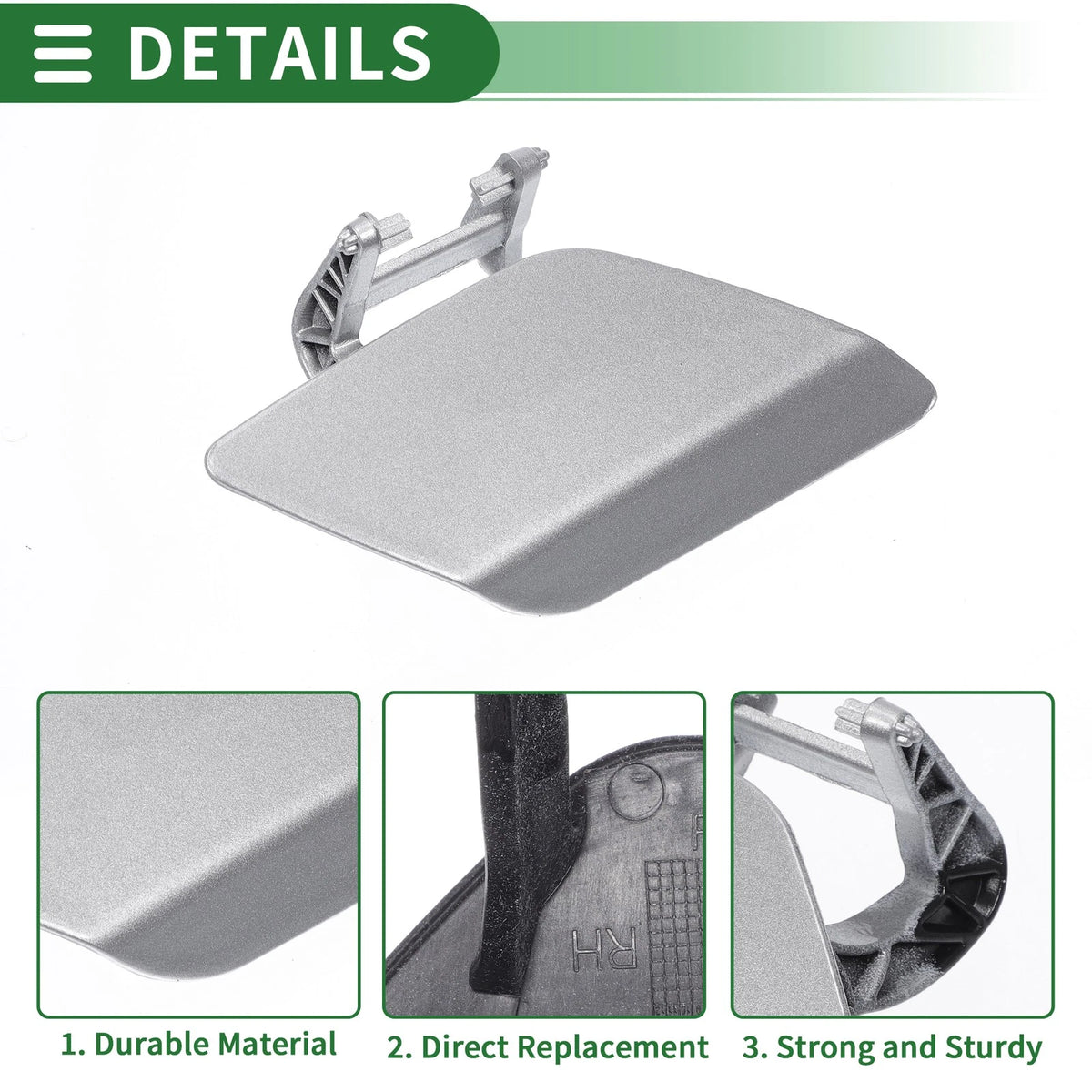 Headlight Washer Nozzle Cover Cap for Mercedes-Benz (1Pc)
