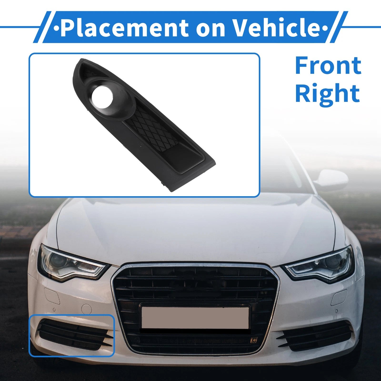 Fog Light Grill Front Right Replacement for Chevrolet Epica (2007–2009)