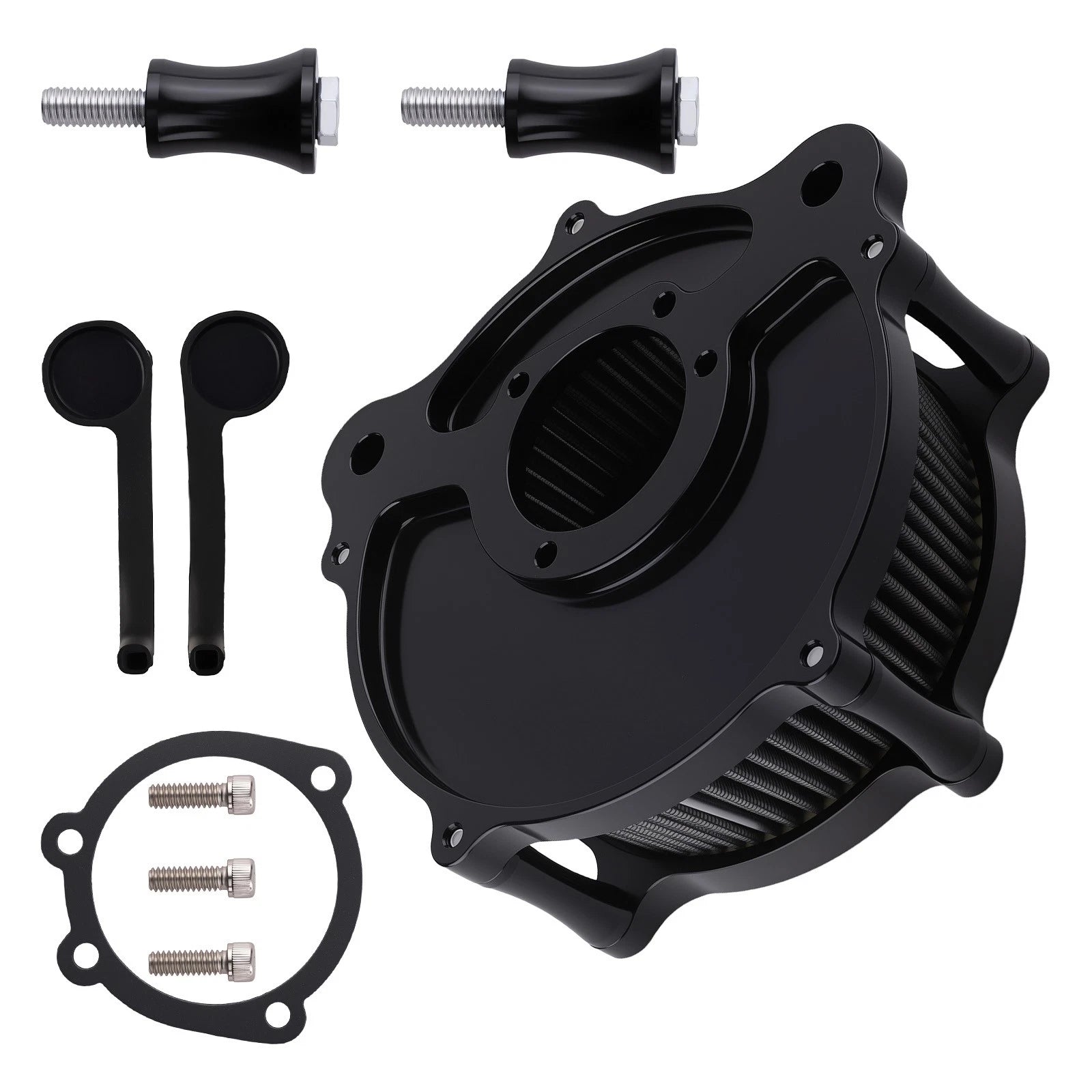 Air Cleaner Kit for Harley Davidson Touring (2000–2007) Black Filter