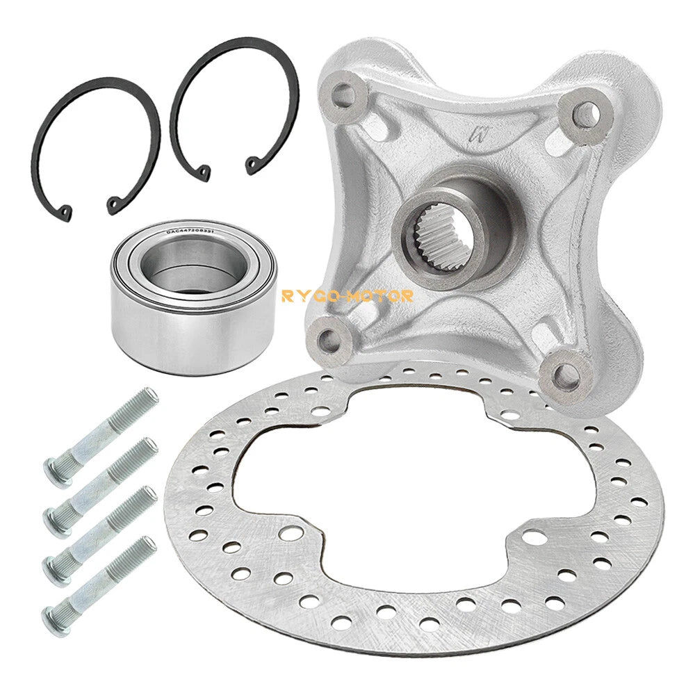 Rear Wheel Hub & Bearing & Brake Rotor Kit for Polaris Sportsman (2009–2023)