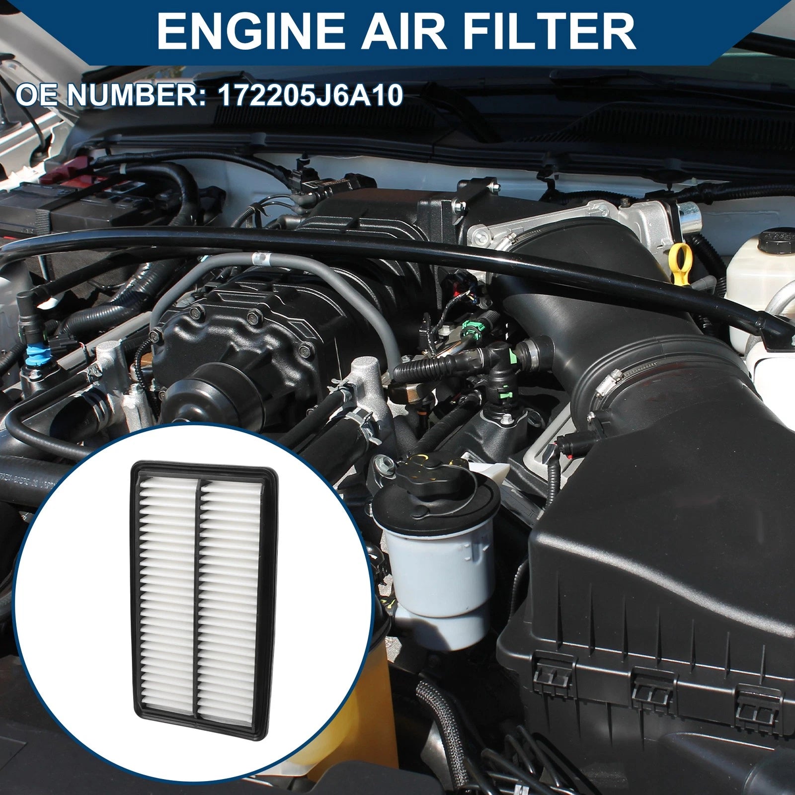 Engine Air Filter Replacement for Honda Passport 3.5L (2021–2023)