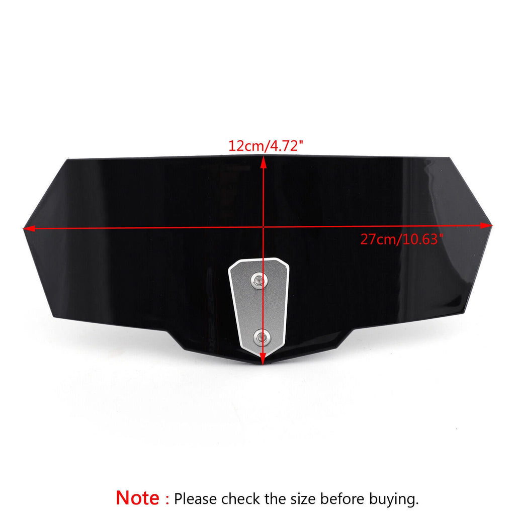 Adjustable Windshield Extension Deflector for Honda Yamaha (Universal)
