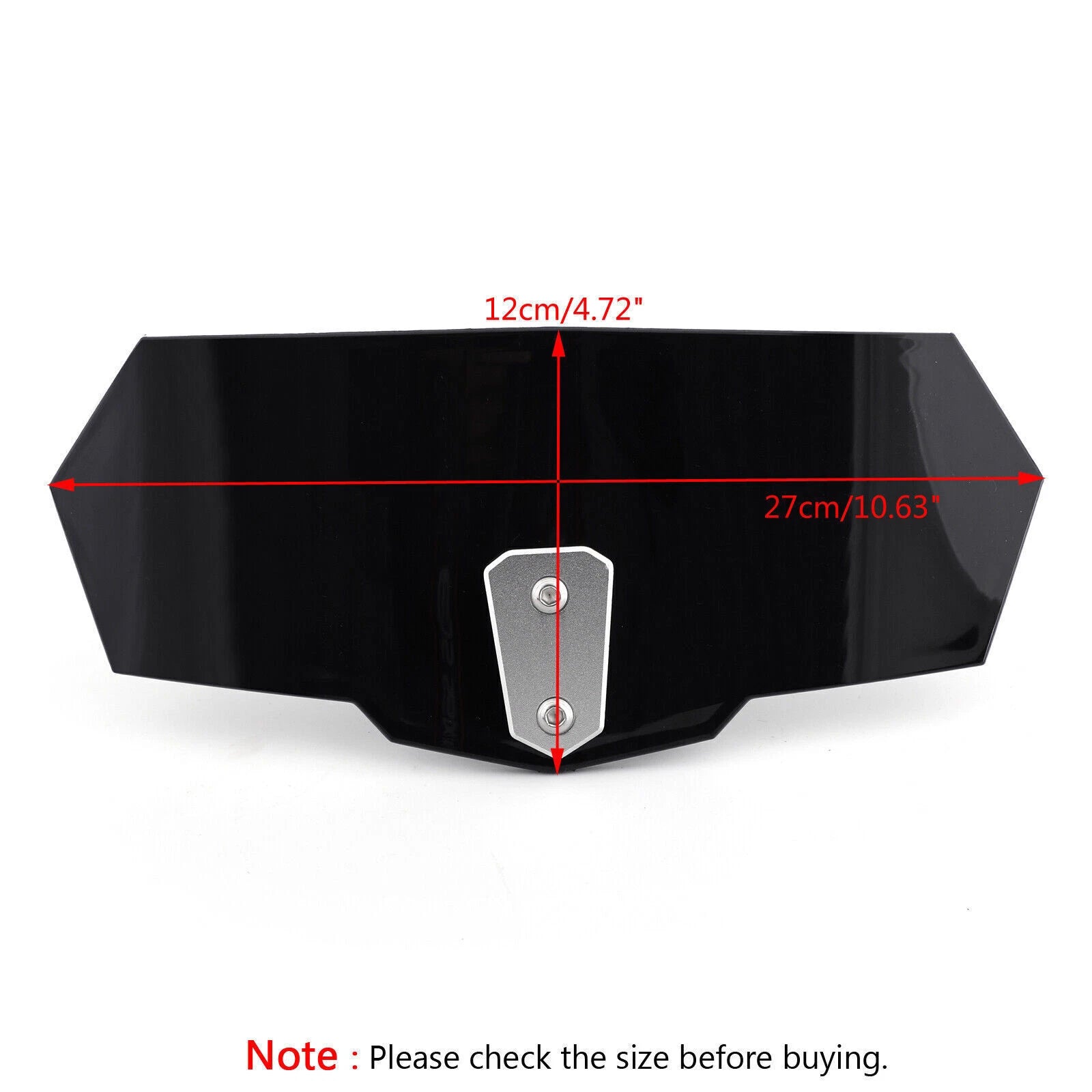 Adjustable Windshield Extension Deflector for Honda Yamaha (Universal)