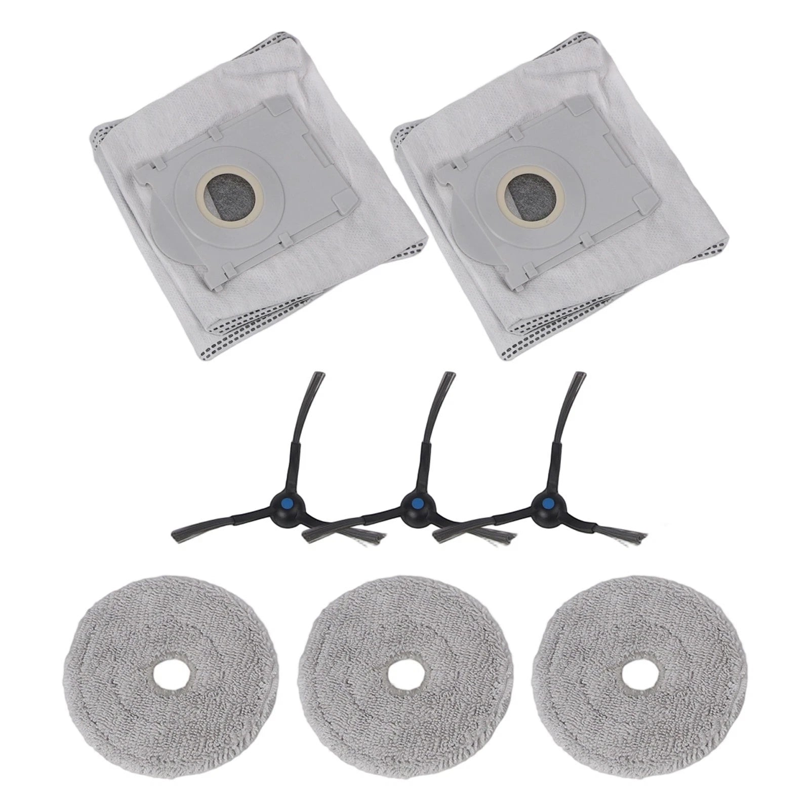 Mop Cloth Dust Bag and Side Brush Set for ECOVACS DEEBOOT MINI (N/A)