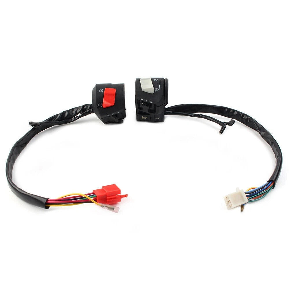 7/8" 22mm Horn Turn Signal Headlight Electric Start Switch Handlebar Controller