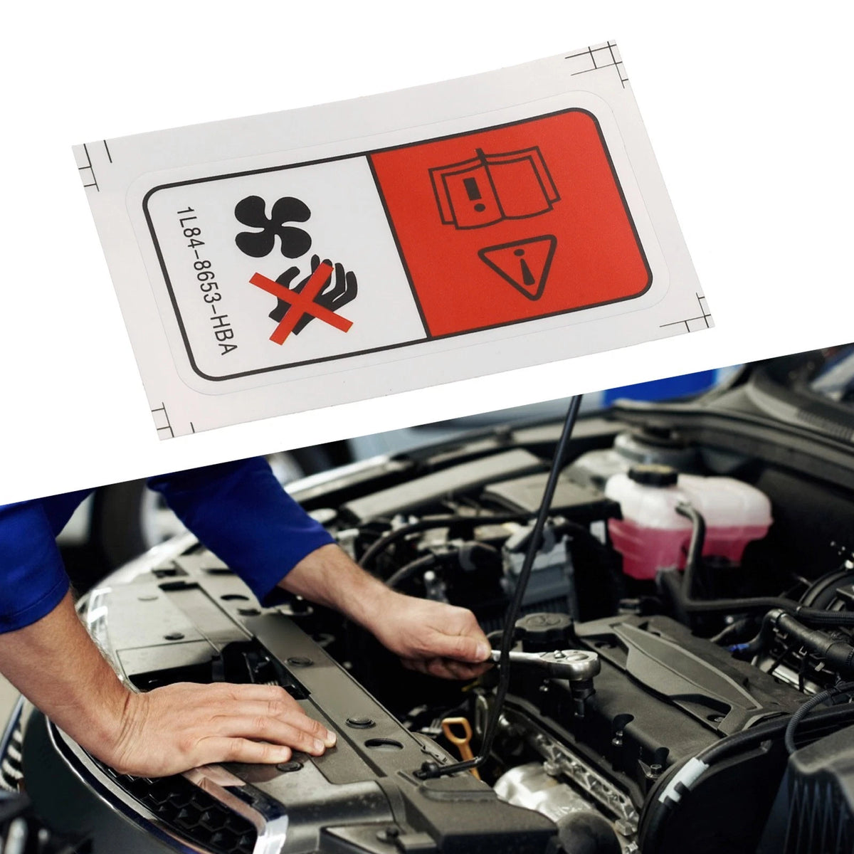 Check OE Before Purchasing Fan Label For Mazda Anti-corrosion Easy To Install