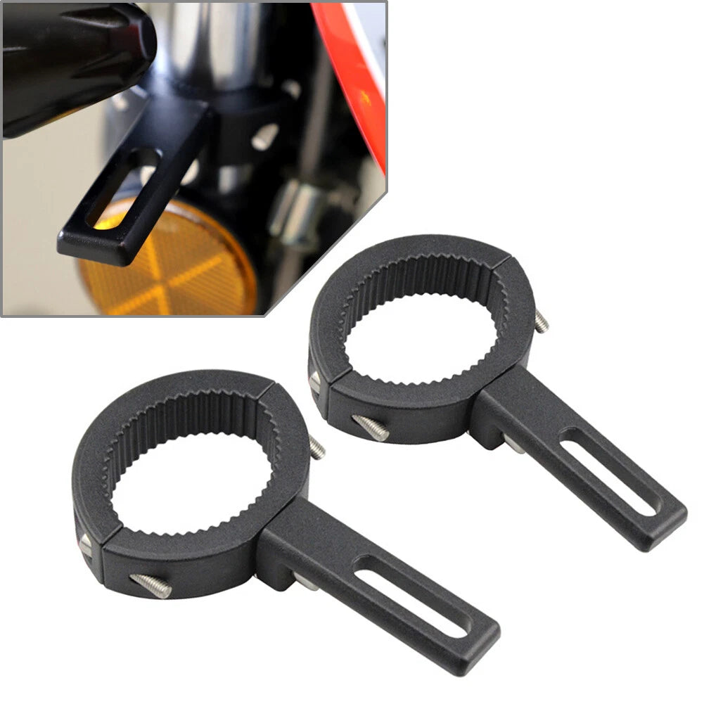 Fork Tube Mount Bracket for Headlight Fog Spotlight Holder Clamp