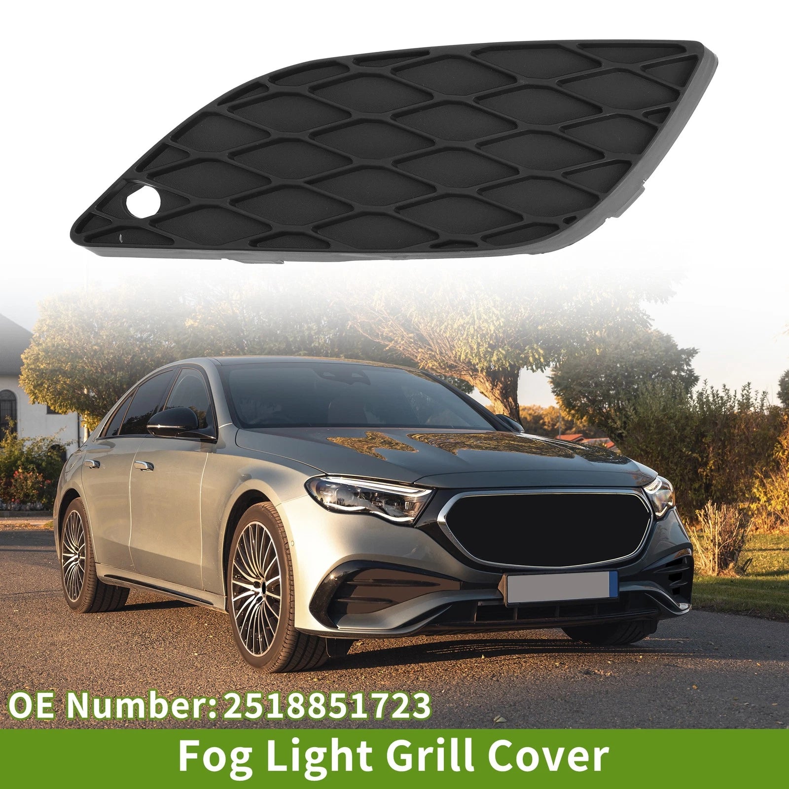 Front Left Fog Light Grill Replacement for Mercedes W251 (2005–2010)