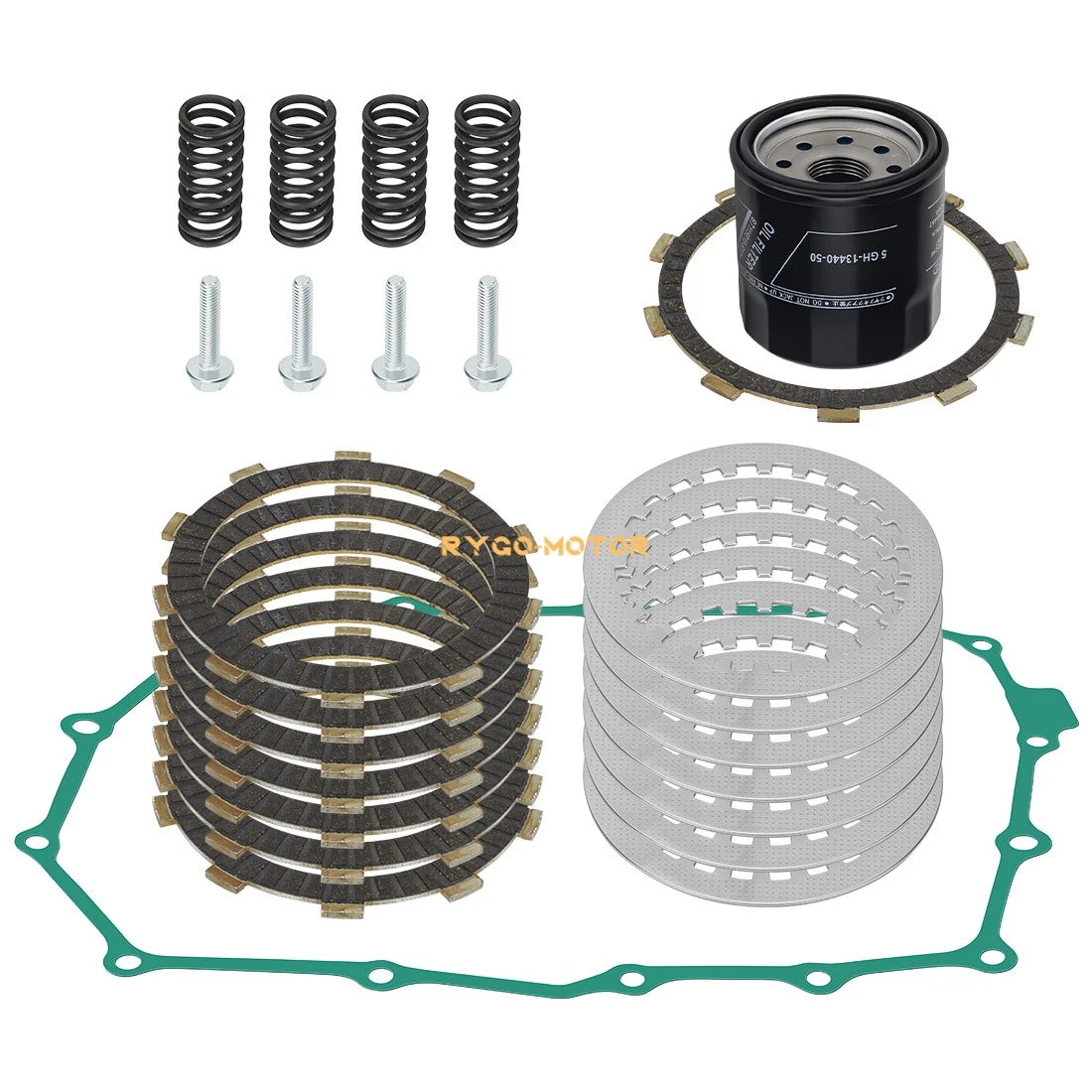 Clutch Friction Steel Plates Gasket Kit for Honda VT750C VT750CD (1998–2003)