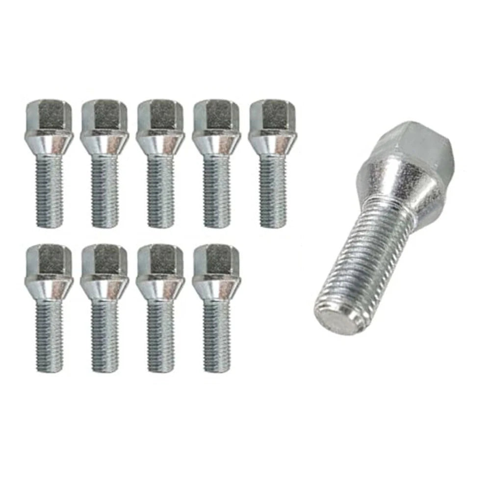Tapered Collar M12x1.25 Wheel Bolts For Wheel Replacement Protective Finish