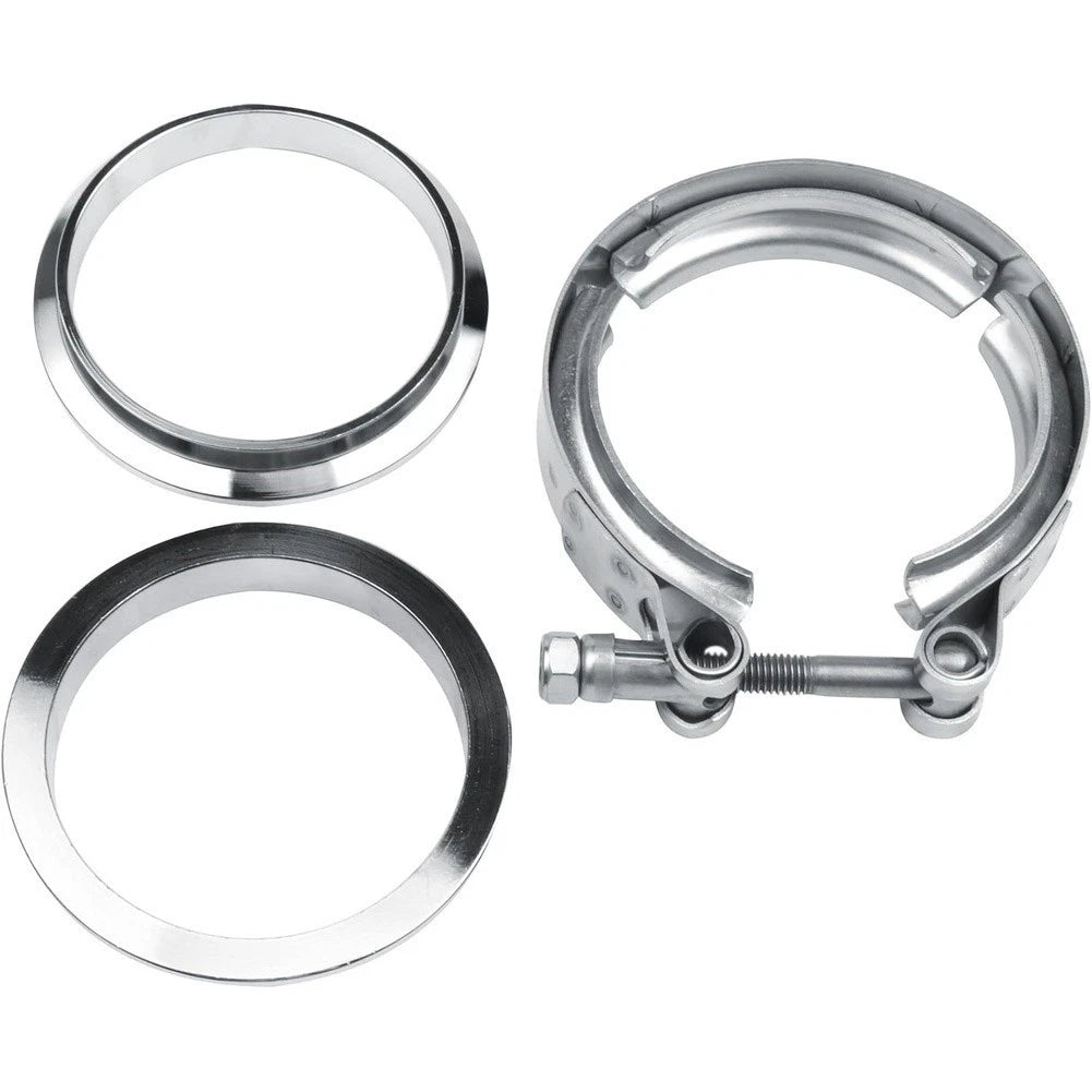 Exhaust Pipe Connector with V Flange Clamp for Cars 3.5in & 4in