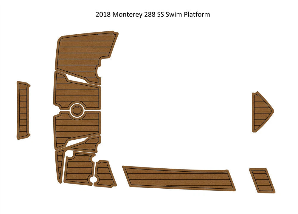 EVA Foam Swim Platform Step Pad for Monterey 288 SS (2018)