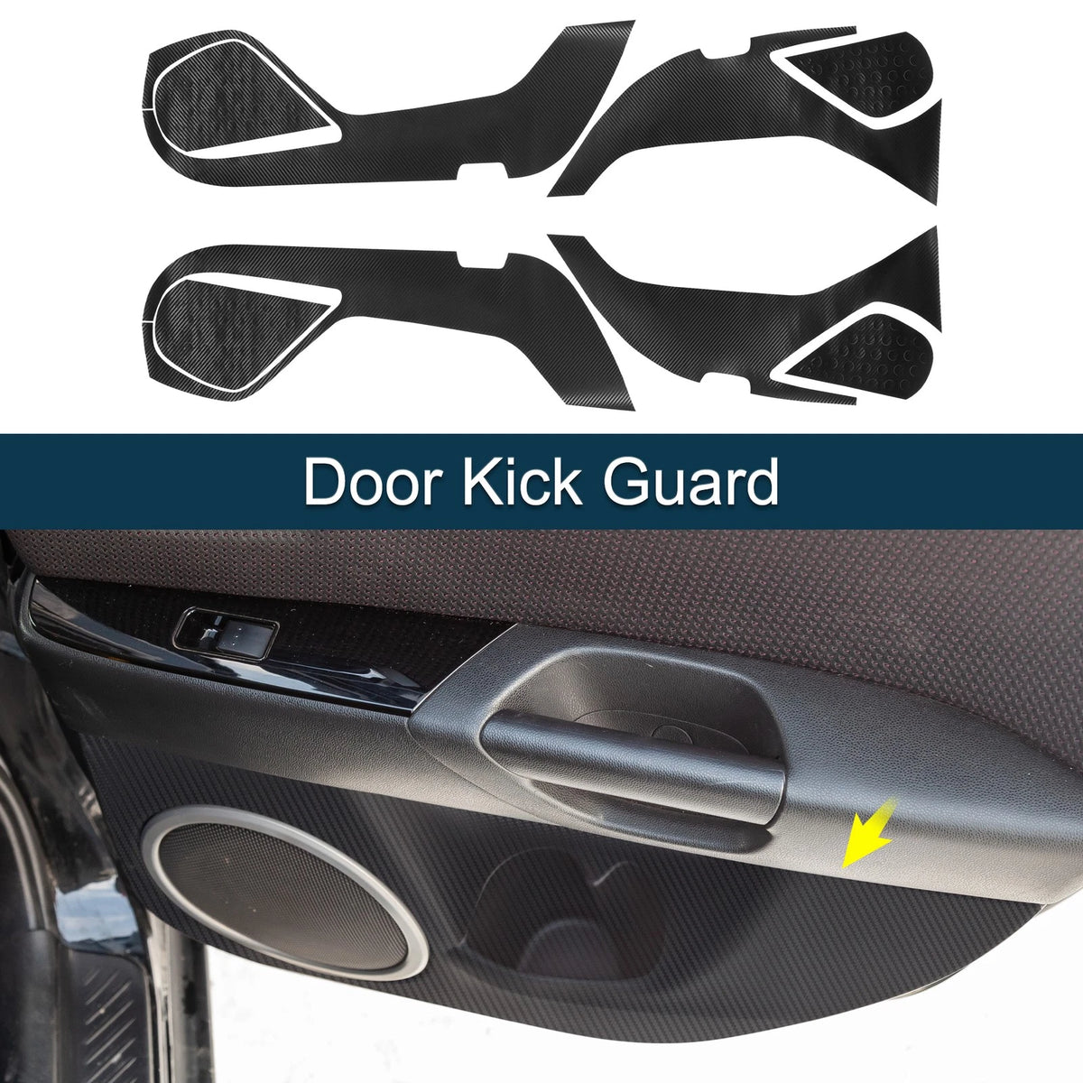 Door Kick Guard Set Replacement for Mazda Atenza (2013–2020) Front Rear