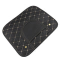 Anti Kick Pad Mat for Halfsize Car (Waterproof, Black PU Leather)