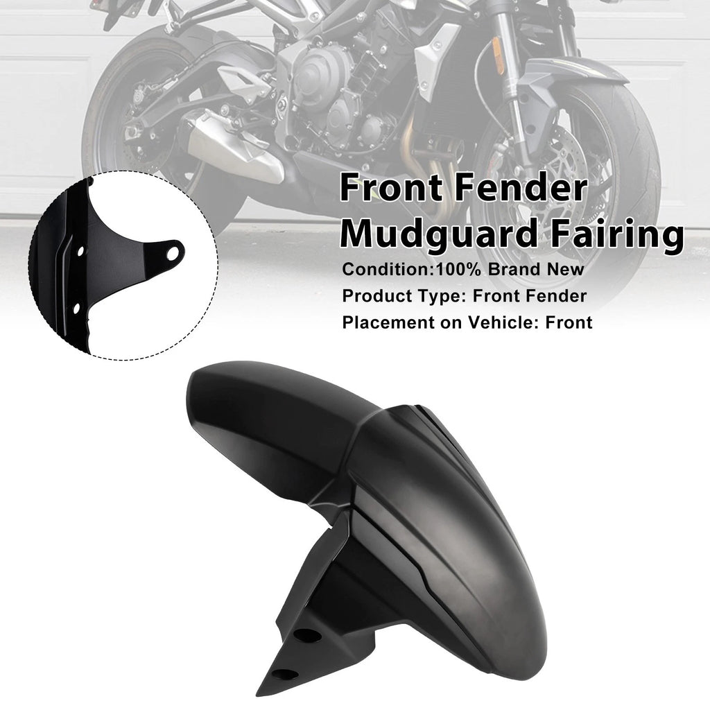 Front Fender Mudguard for Street Triple 765 R RS (2020–2025) Black