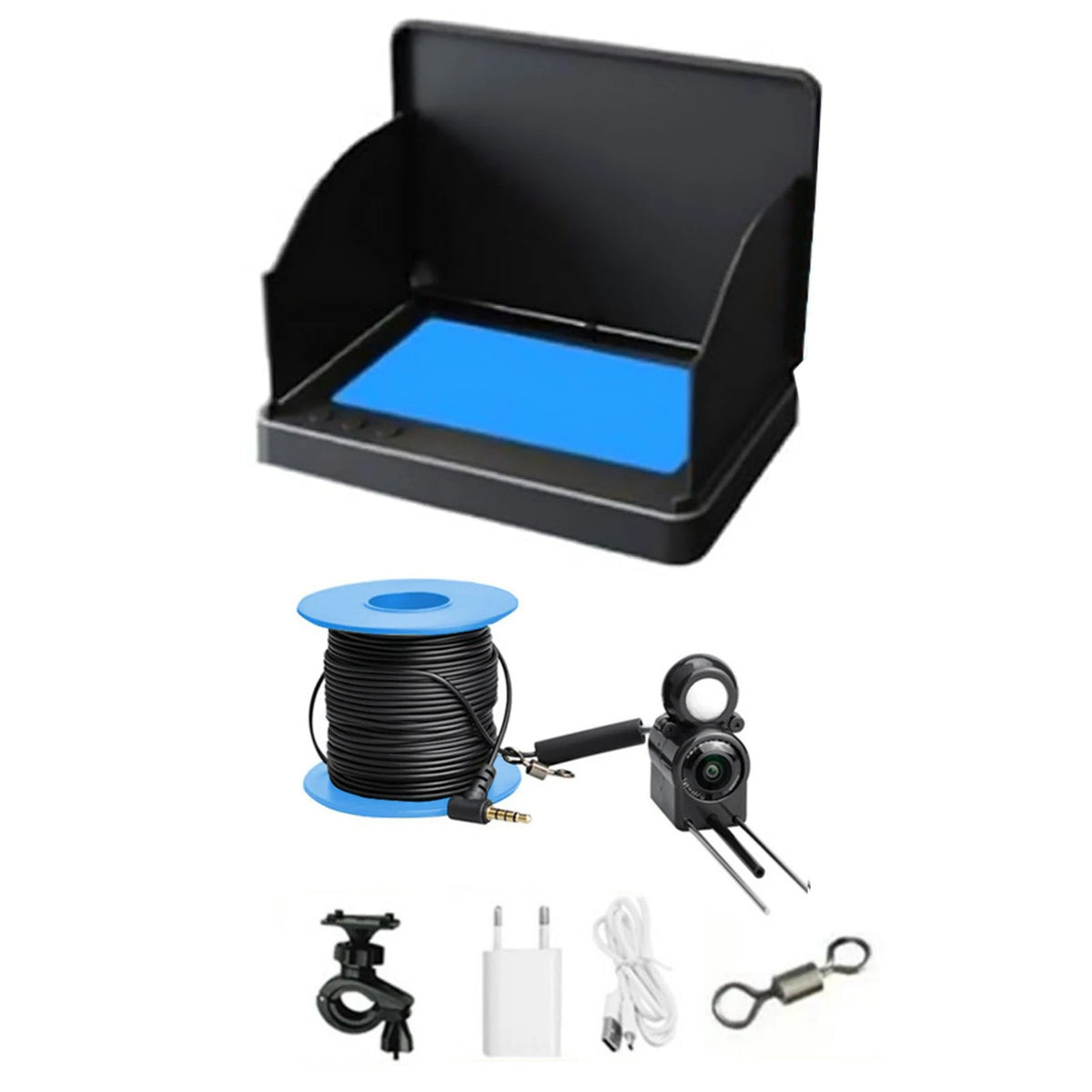 Underwater Fish Finder with 4.3" HD Display and 30m Camera (IP67)