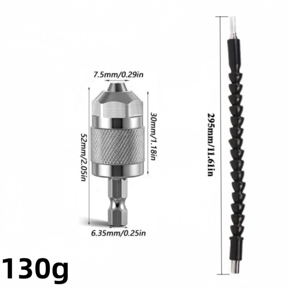 Adjustable Drill Chuck Converter for Various Bit Sizes
