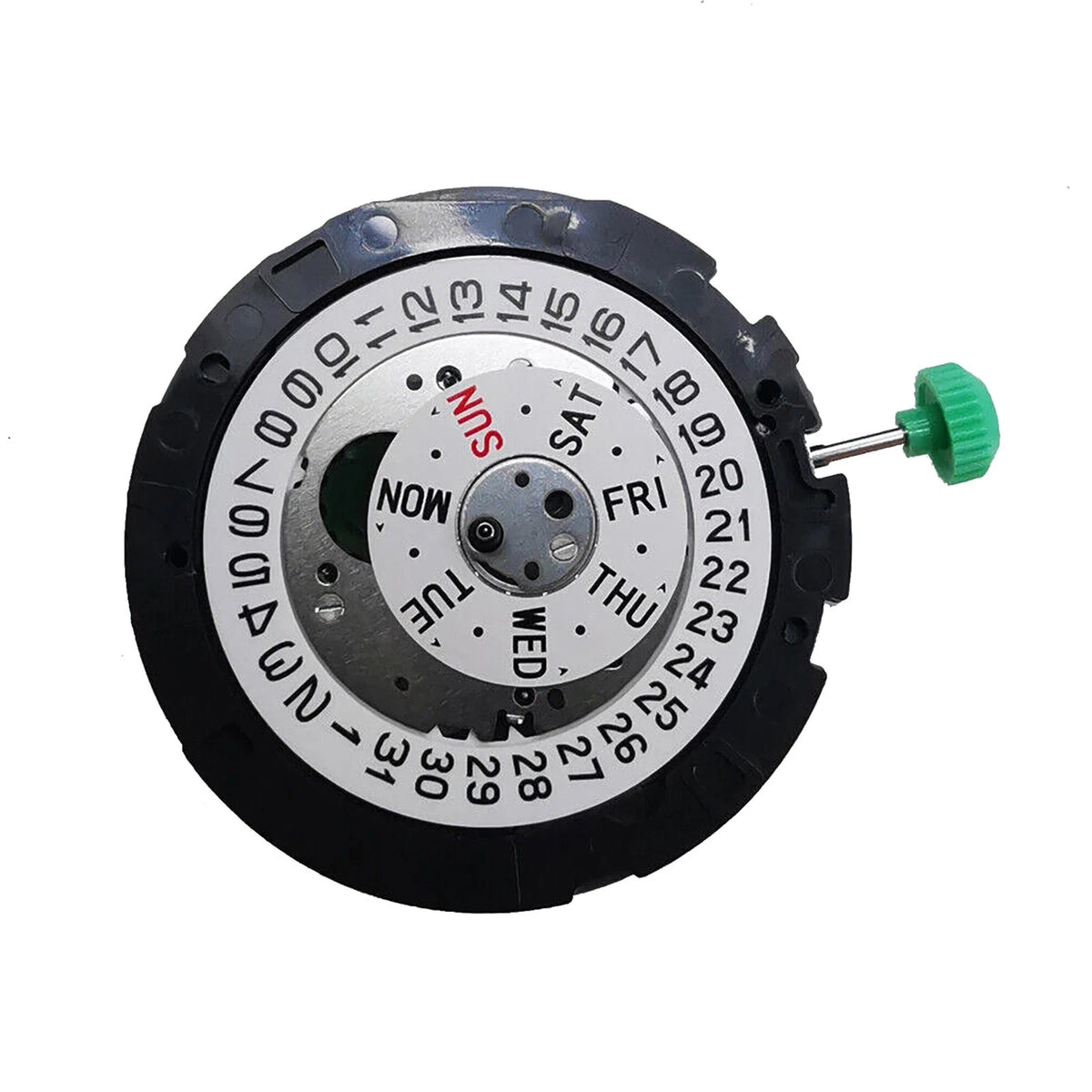 Watch Movement Quartz Day Date 3:00 6 Hands for Miyota OS00 Replacement