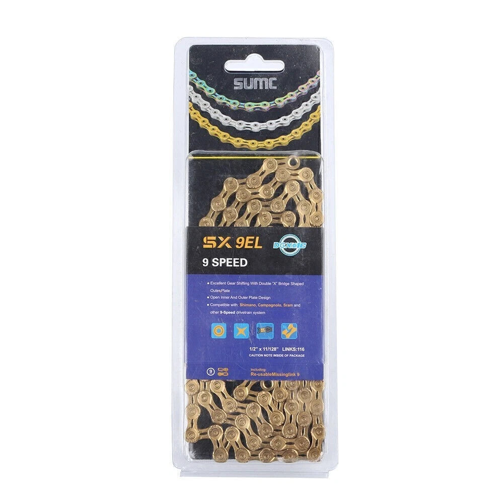 1x 9 Speed Chain for MTB Road Bike 116L