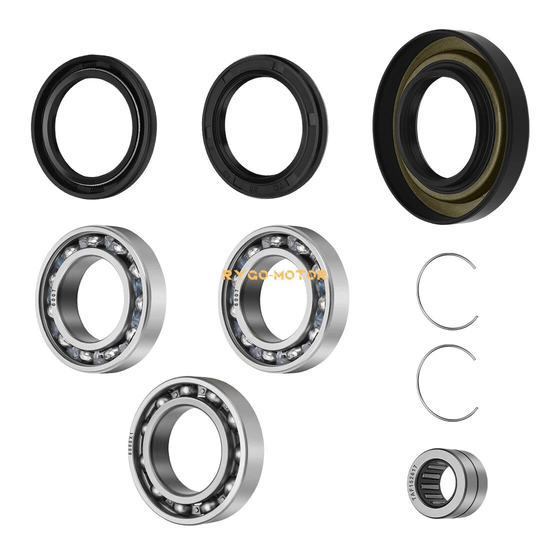 Rear Differential Bearing Seal Kit for Honda Rancher 420, Foreman 500 (2007–2021)