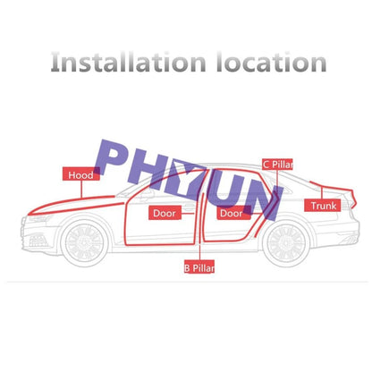 10M L-shaped Double-layer Rubber Sealing Strip for Front and Rear Doors