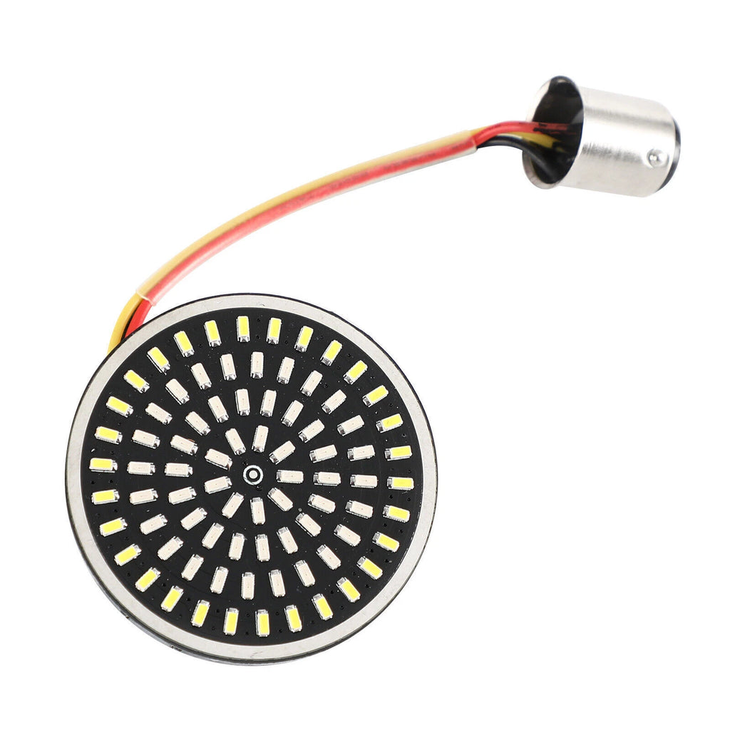 1157LED Turn Signal Light Inserts for Harley Davidson Softail Touring Dyna Sportster
