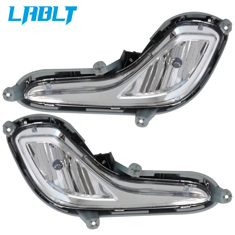 Set of 2 Front Fog Lights for Hyundai Accent (2014–2015)